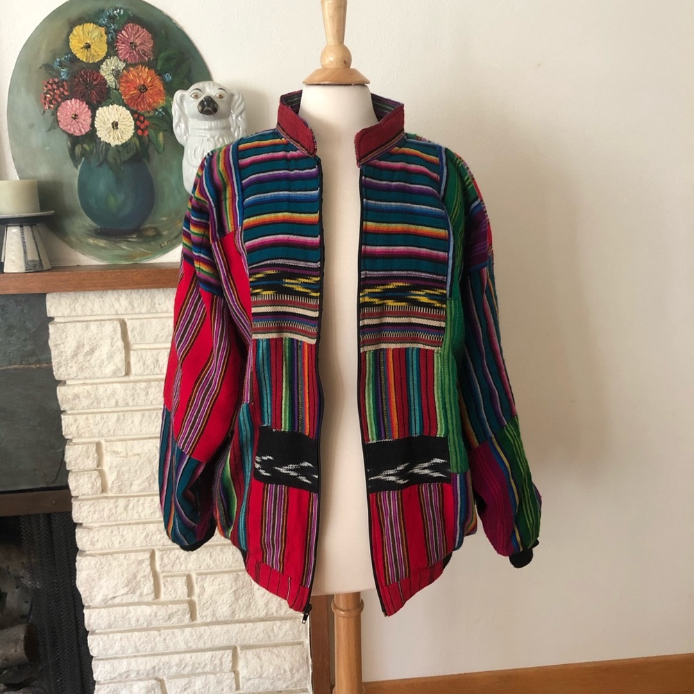 Bright and colorful Guatemalan bomber